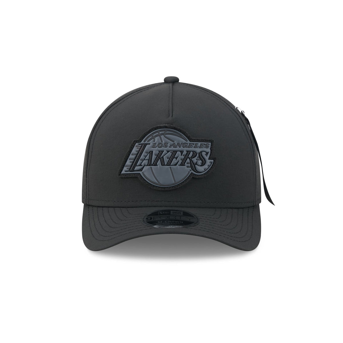 Alpha Industries x Los Angeles Lakers Nylon Black 9FORTY M-Crown A-Frame Snapback Hat