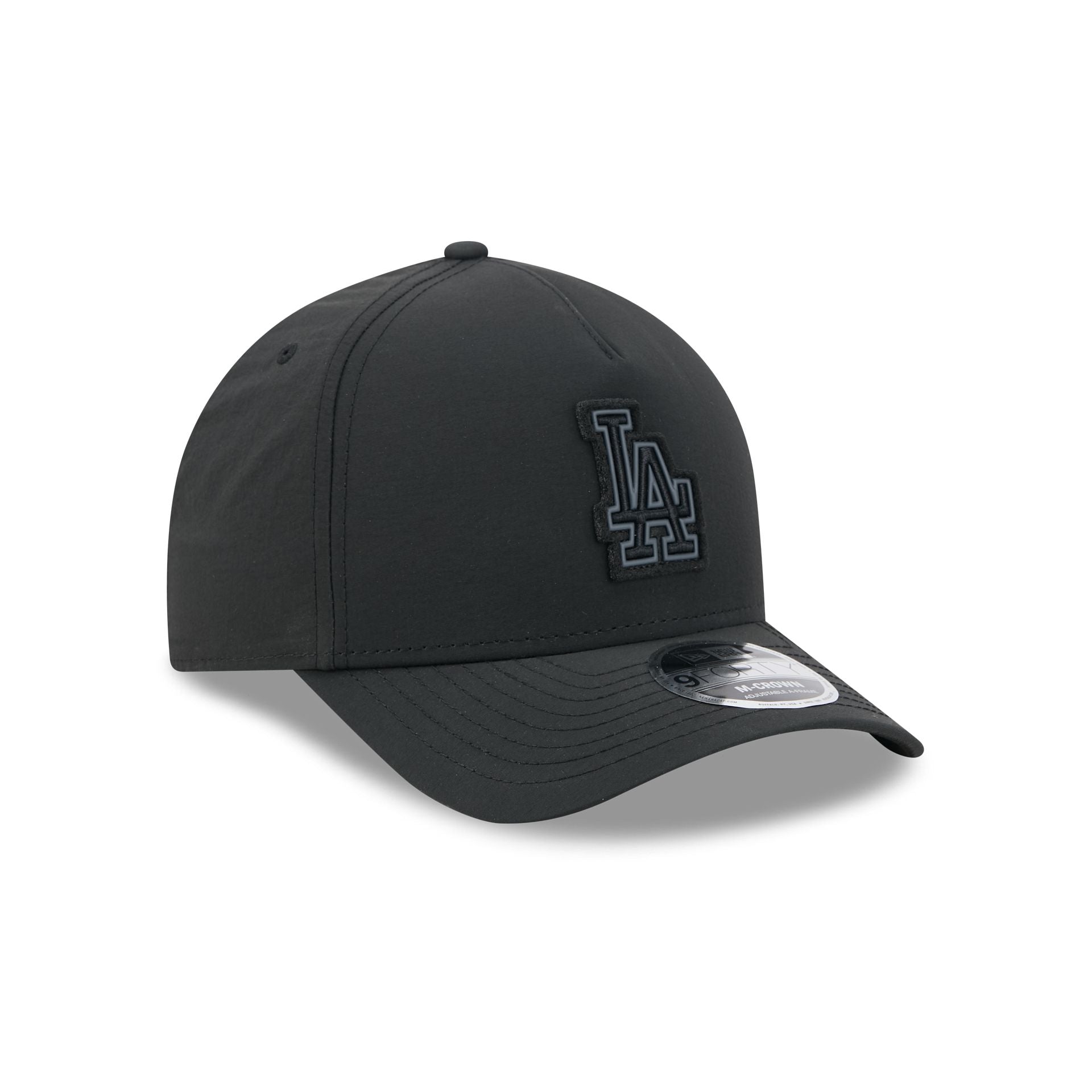 Alpha Industries x Los Angeles Dodgers Nylon Black 9FORTY M-Crown A-Frame Snapback Hat
