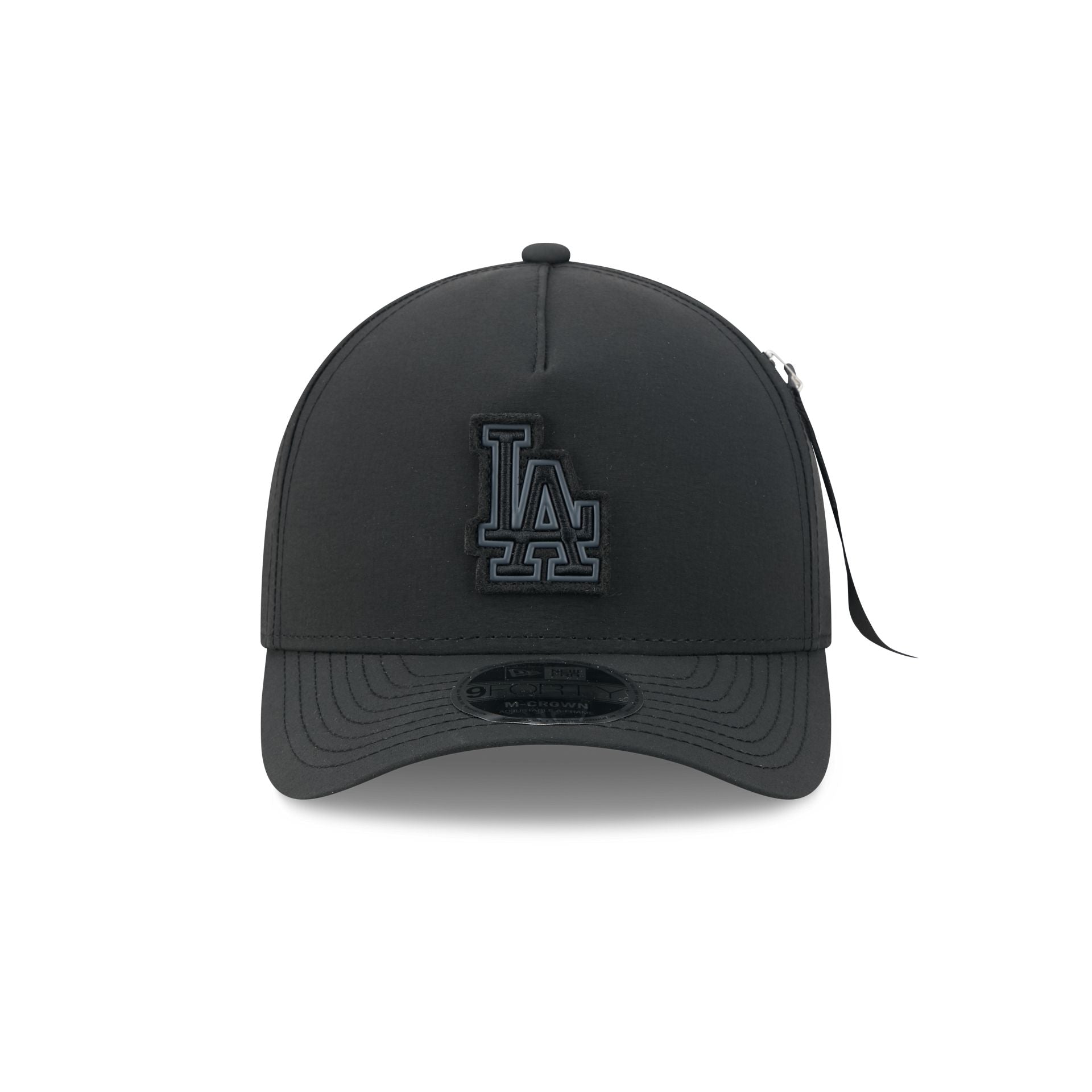 Alpha Industries x Los Angeles Dodgers Nylon Black 9FORTY M-Crown A-Frame Snapback Hat