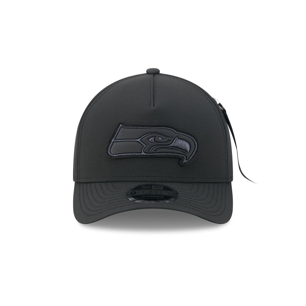 Alpha Industries x Seattle Seahawks Nylon Black 9FORTY M-Crown A-Frame Snapback Hat