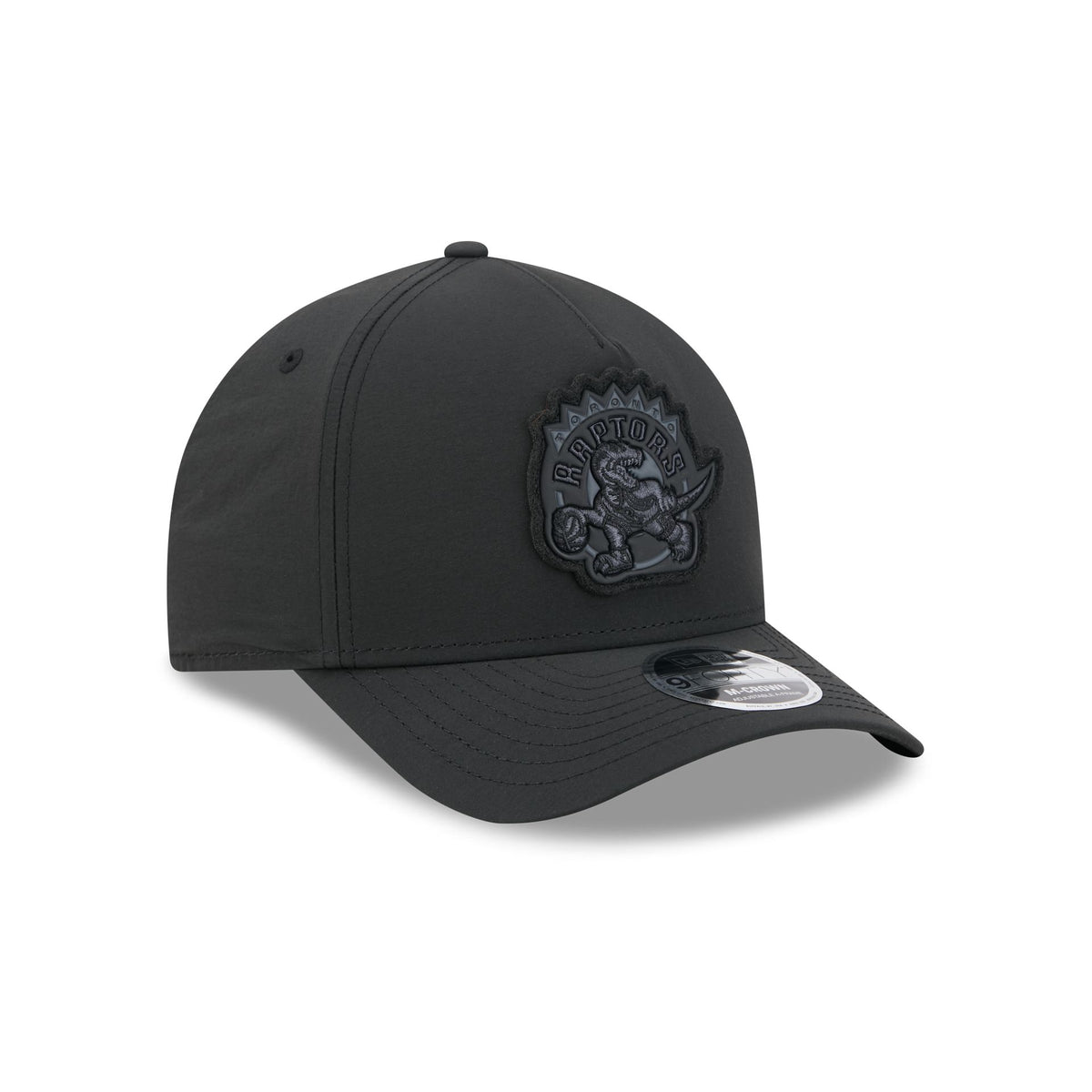 Alpha Industries x Toronto Raptors Nylon Black 9FORTY M-Crown A-Frame Snapback Hat