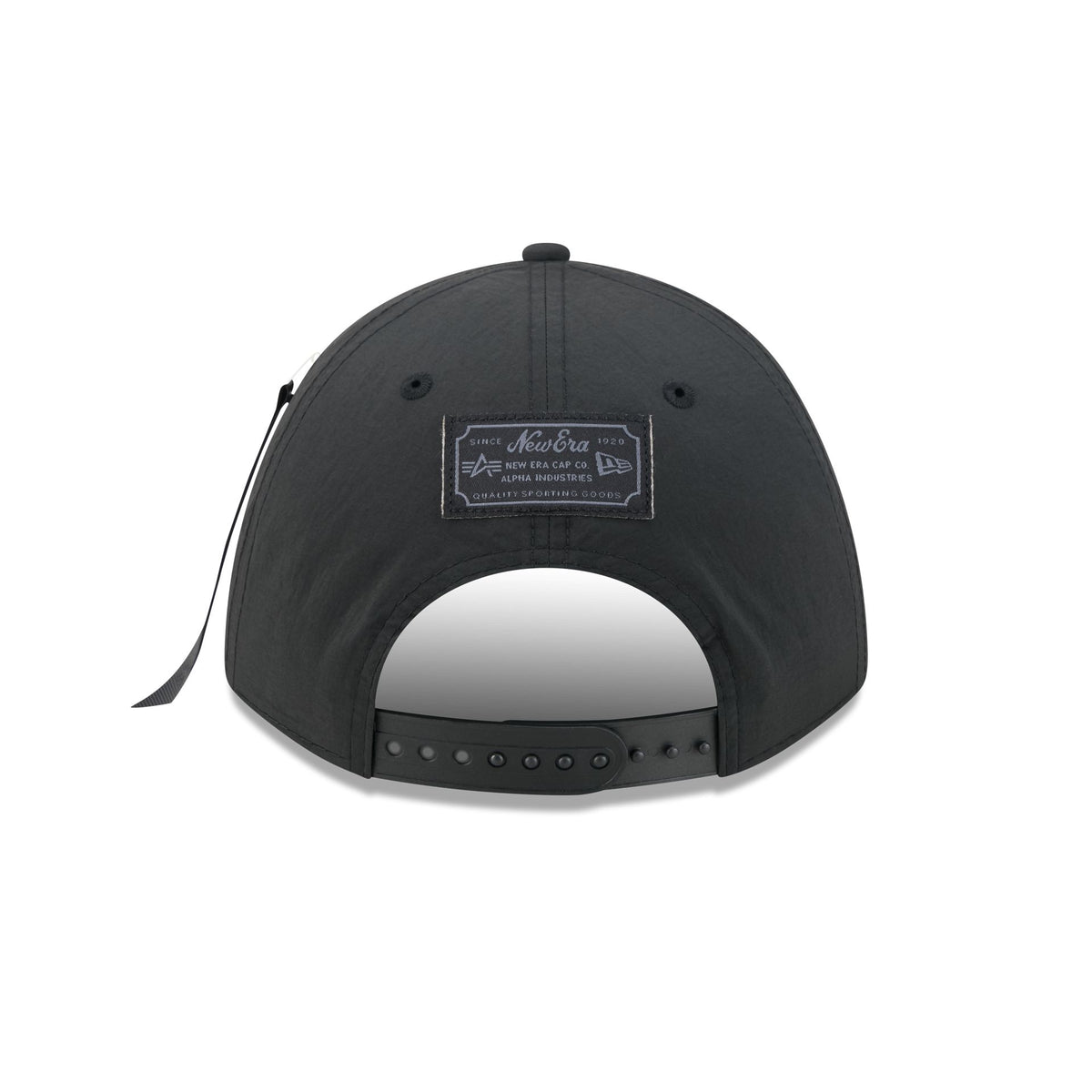Alpha Industries x Toronto Raptors Nylon Black 9FORTY M-Crown A-Frame Snapback Hat