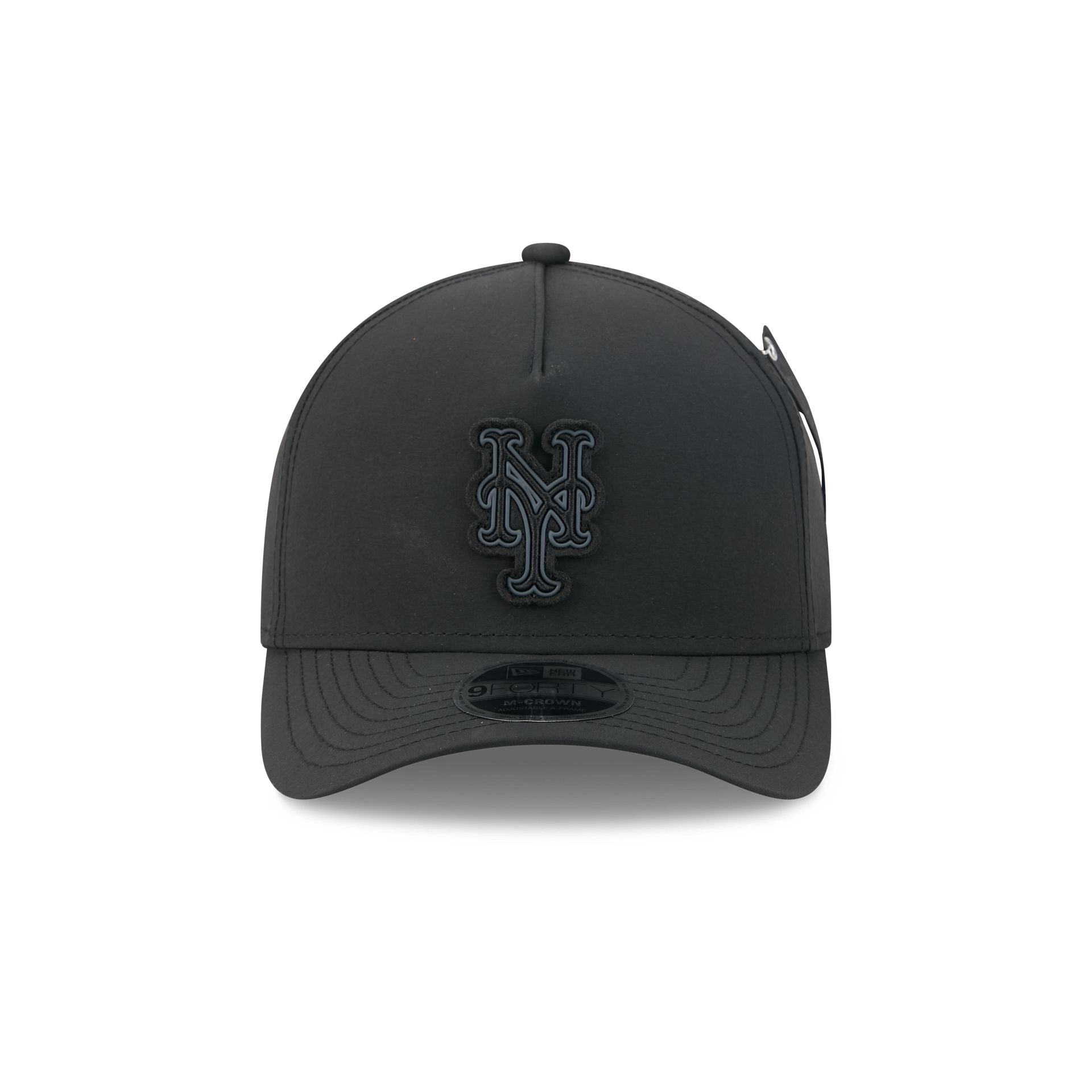 Alpha Industries x New York Mets Nylon Black 9FORTY M-Crown A-Frame Snapback Hat