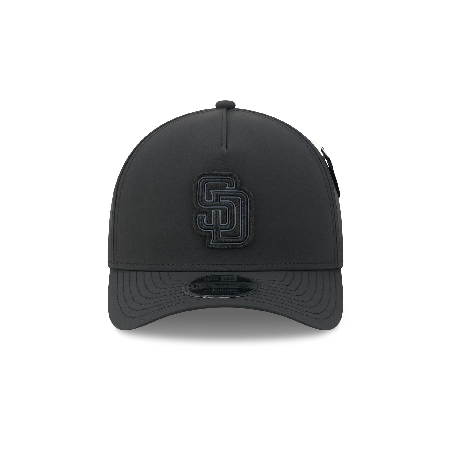 Alpha Industries x San Diego Padres Nylon Black 9FORTY M-Crown A-Frame Snapback Hat