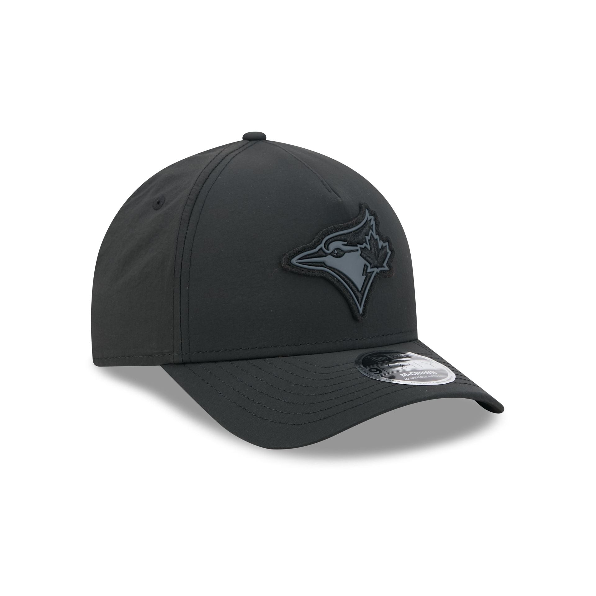 Alpha Industries x Toronto Blue Jays Nylon Black 9FORTY M-Crown A-Frame Snapback Hat