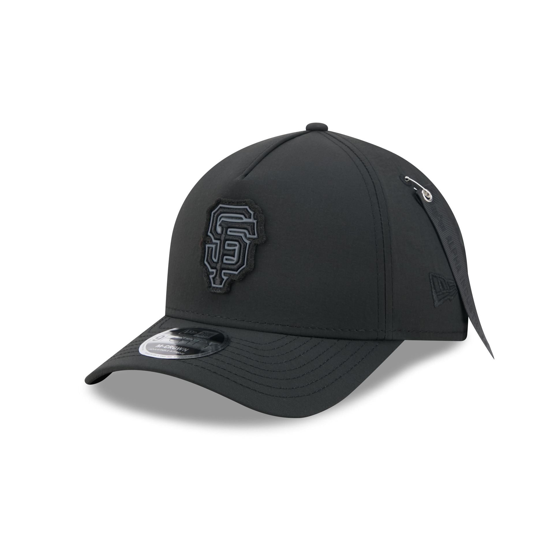 Alpha Industries x San Francisco Giants Nylon Black 9FORTY M-Crown A-Frame Snapback Hat