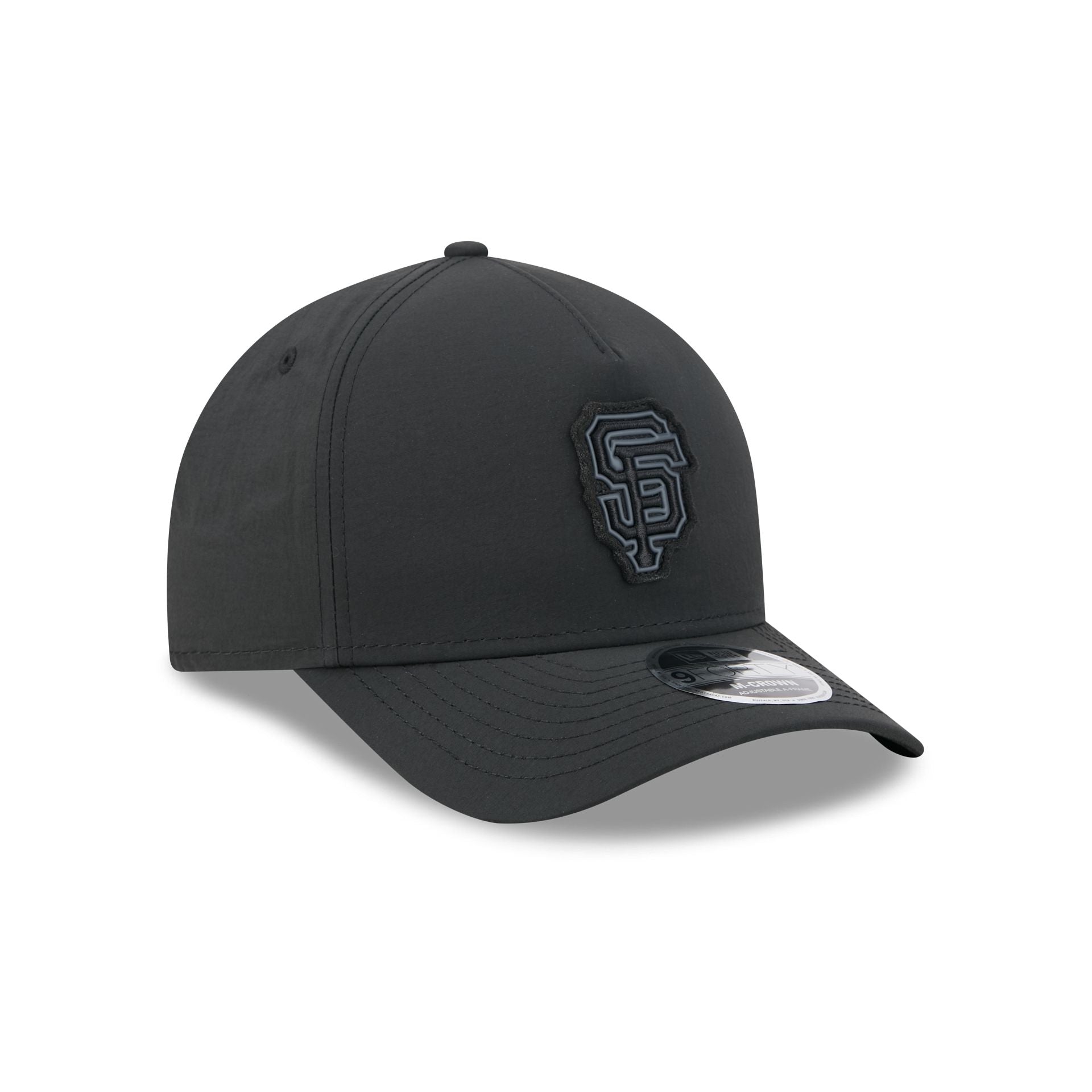 Alpha Industries x San Francisco Giants Nylon Black 9FORTY M-Crown A-Frame Snapback Hat
