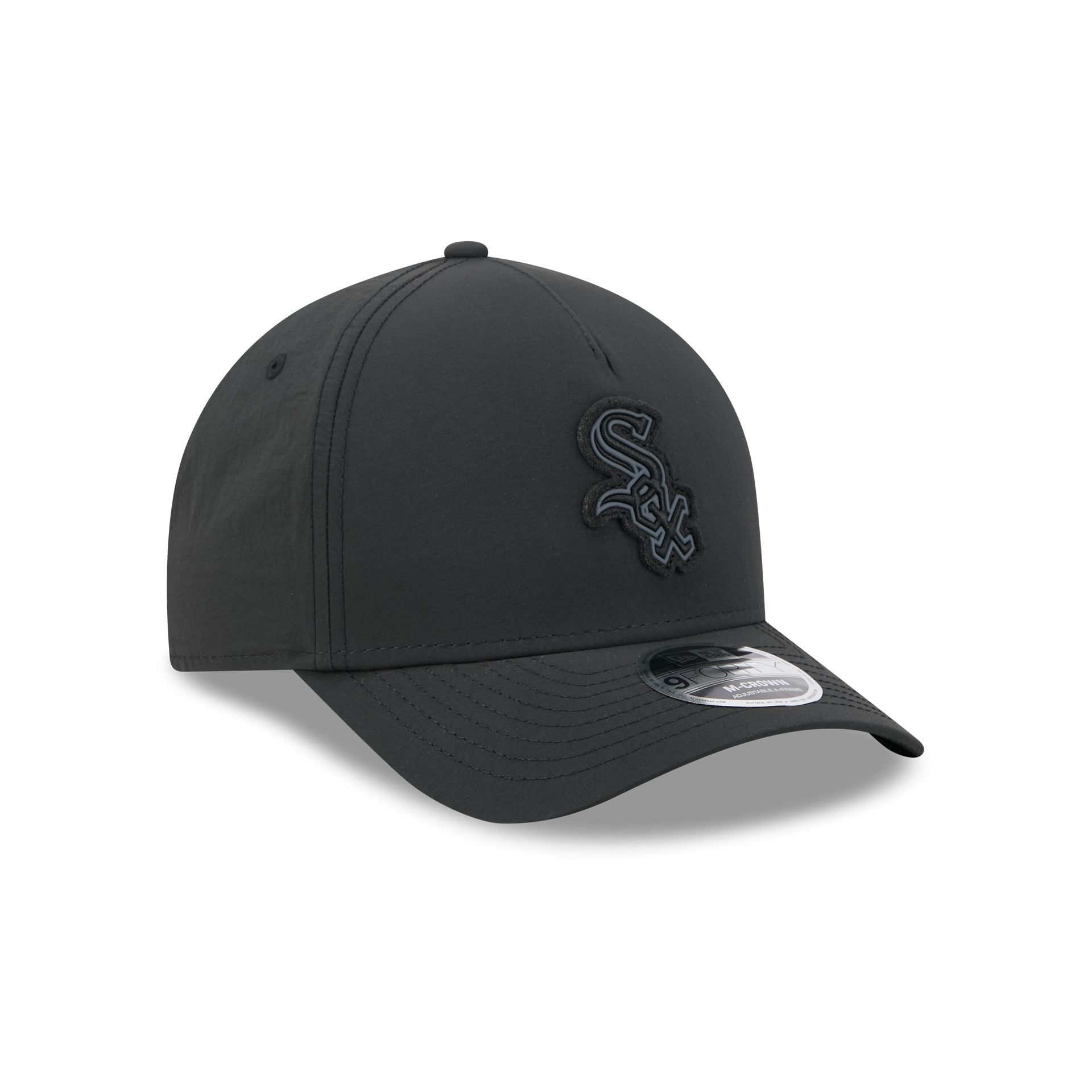 Alpha Industries x Chicago White Sox Nylon Black 9FORTY M-Crown A-Frame Snapback Hat