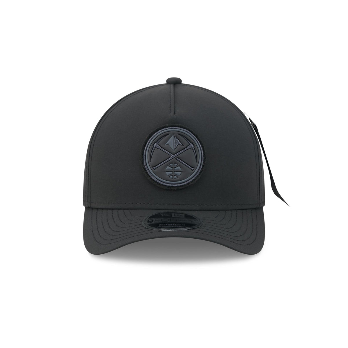 Alpha Industries x Denver Nuggets Nylon Black 9FORTY M-Crown A-Frame Snapback Hat