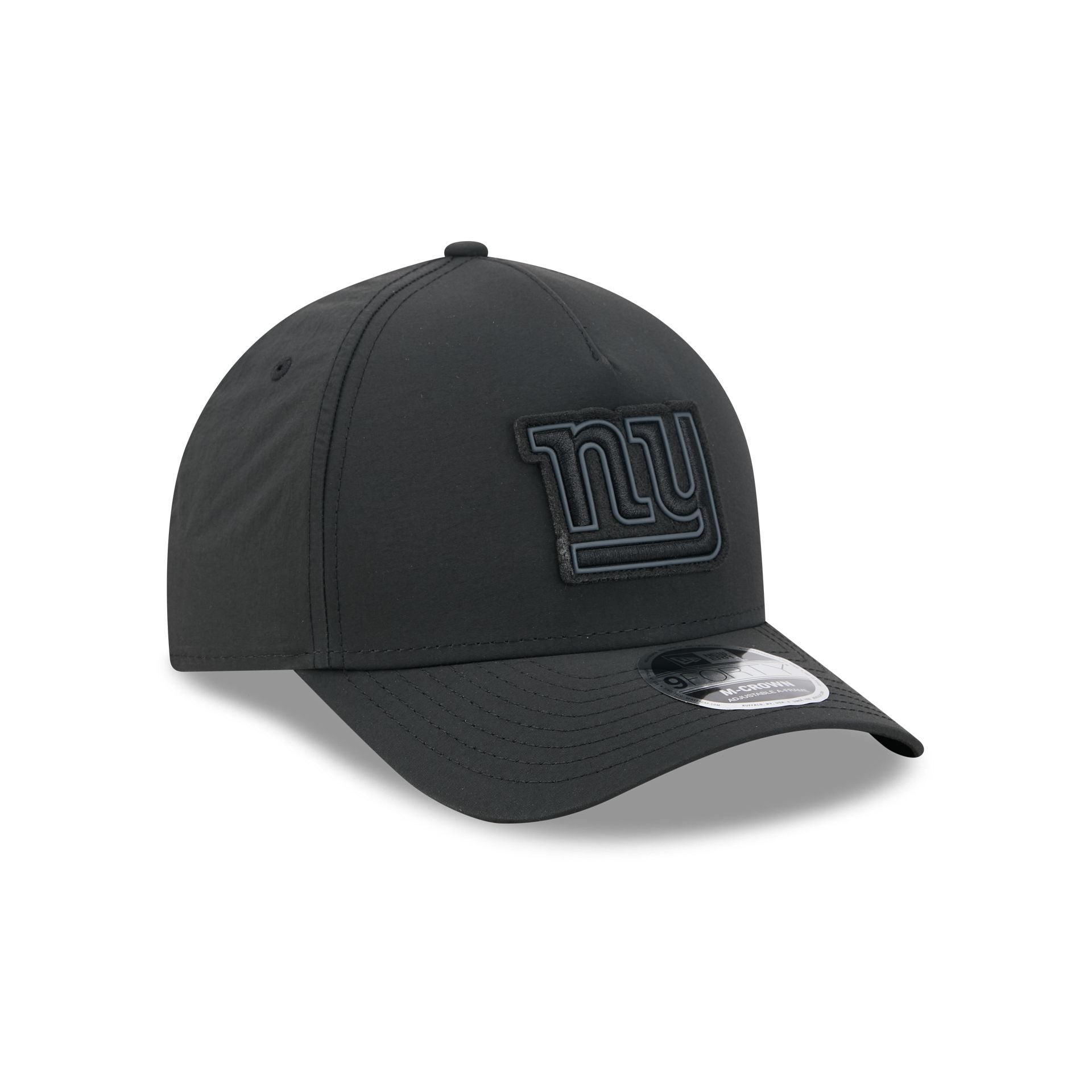 Alpha Industries x New York Giants Nylon Black 9FORTY M-Crown A-Frame Snapback Hat