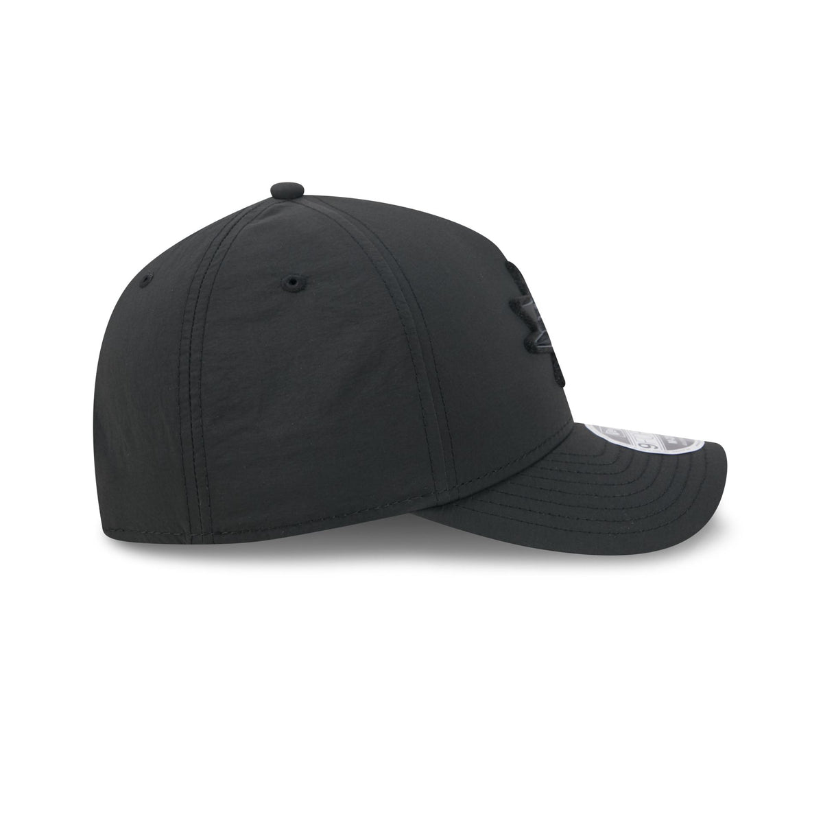 Alpha Industries x San Jose Sharks Nylon Black 9FORTY M-Crown A-Frame Snapback Hat
