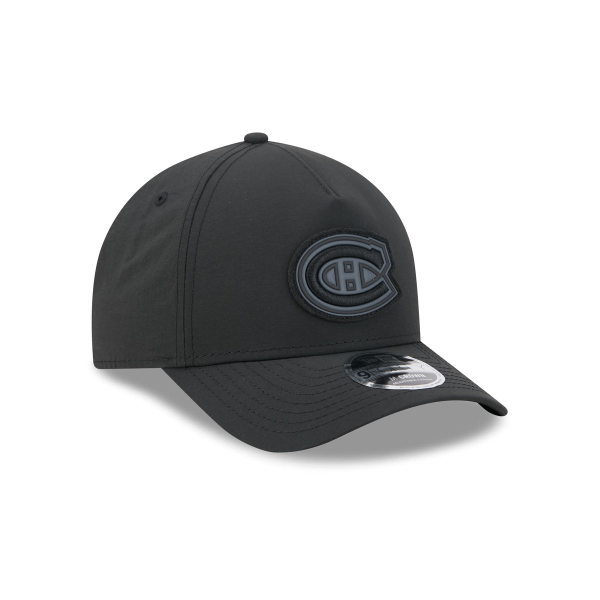 Alpha Industries x Montreal Canadiens Nylon Black 9FORTY M-Crown A-Frame Snapback Hat