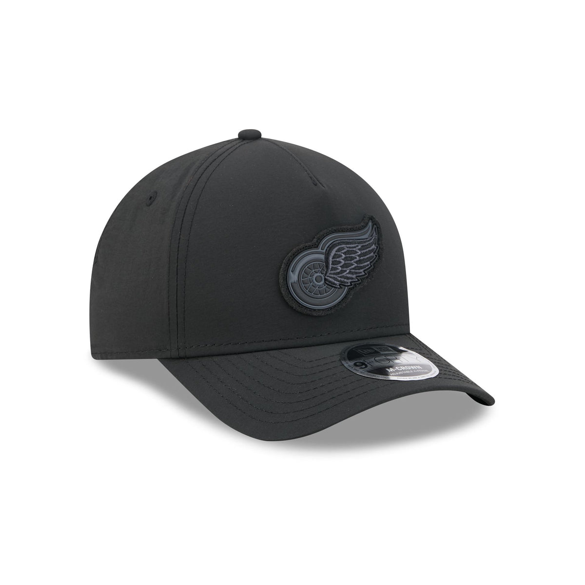 Alpha Industries x Detroit Red Wings Nylon Black 9FORTY M-Crown A-Frame Snapback Hat