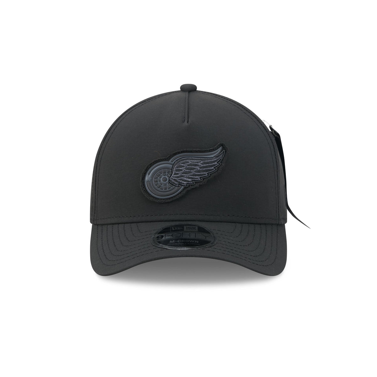 Alpha Industries x Detroit Red Wings Nylon Black 9FORTY M-Crown A-Frame Snapback Hat