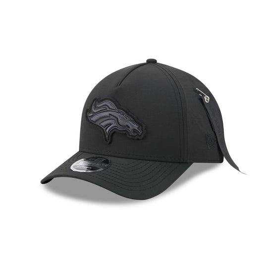 Alpha Industries x Denver Broncos Nylon Black 9FORTY M-Crown A-Frame Snapback Hat
