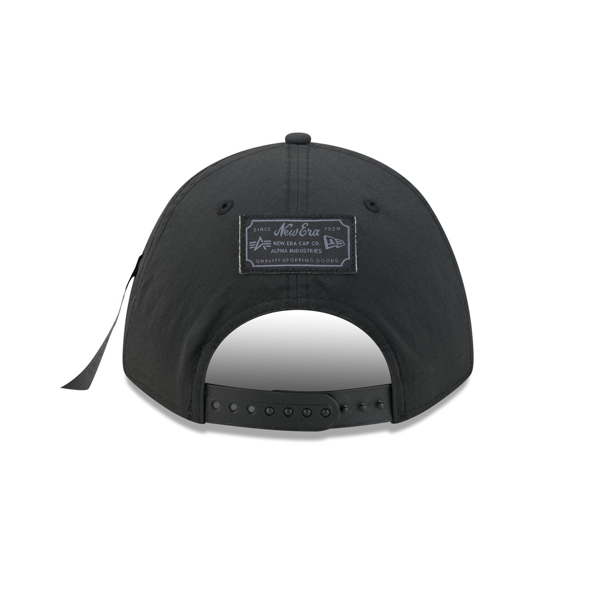 Alpha Industries x Denver Broncos Nylon Black 9FORTY M-Crown A-Frame Snapback Hat