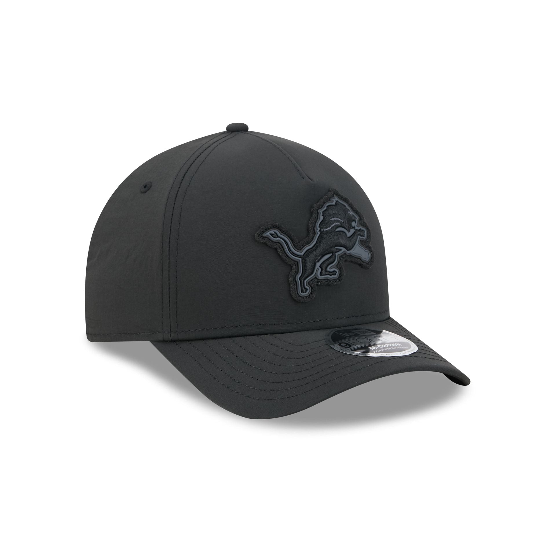 Alpha Industries x Detroit Lions Nylon Black 9FORTY M-Crown A-Frame Snapback Hat