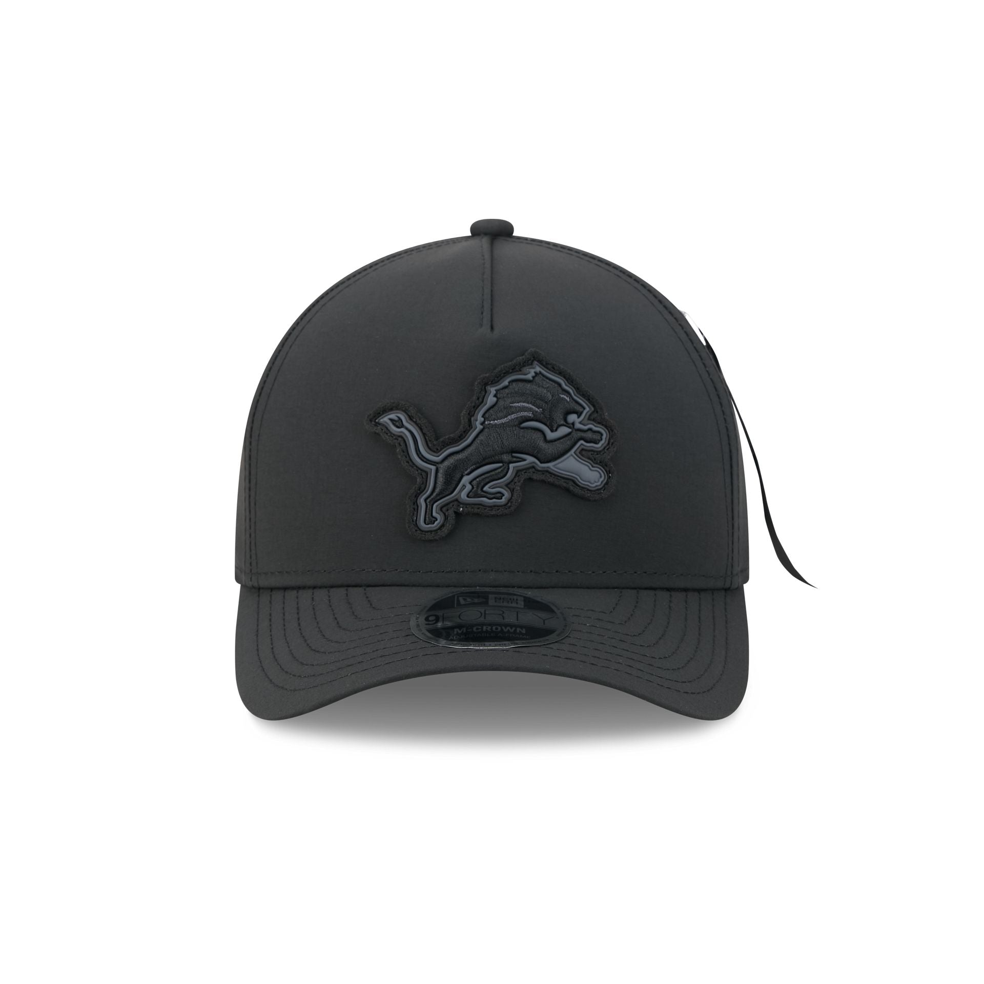 Alpha Industries x Detroit Lions Nylon Black 9FORTY M-Crown A-Frame Snapback Hat