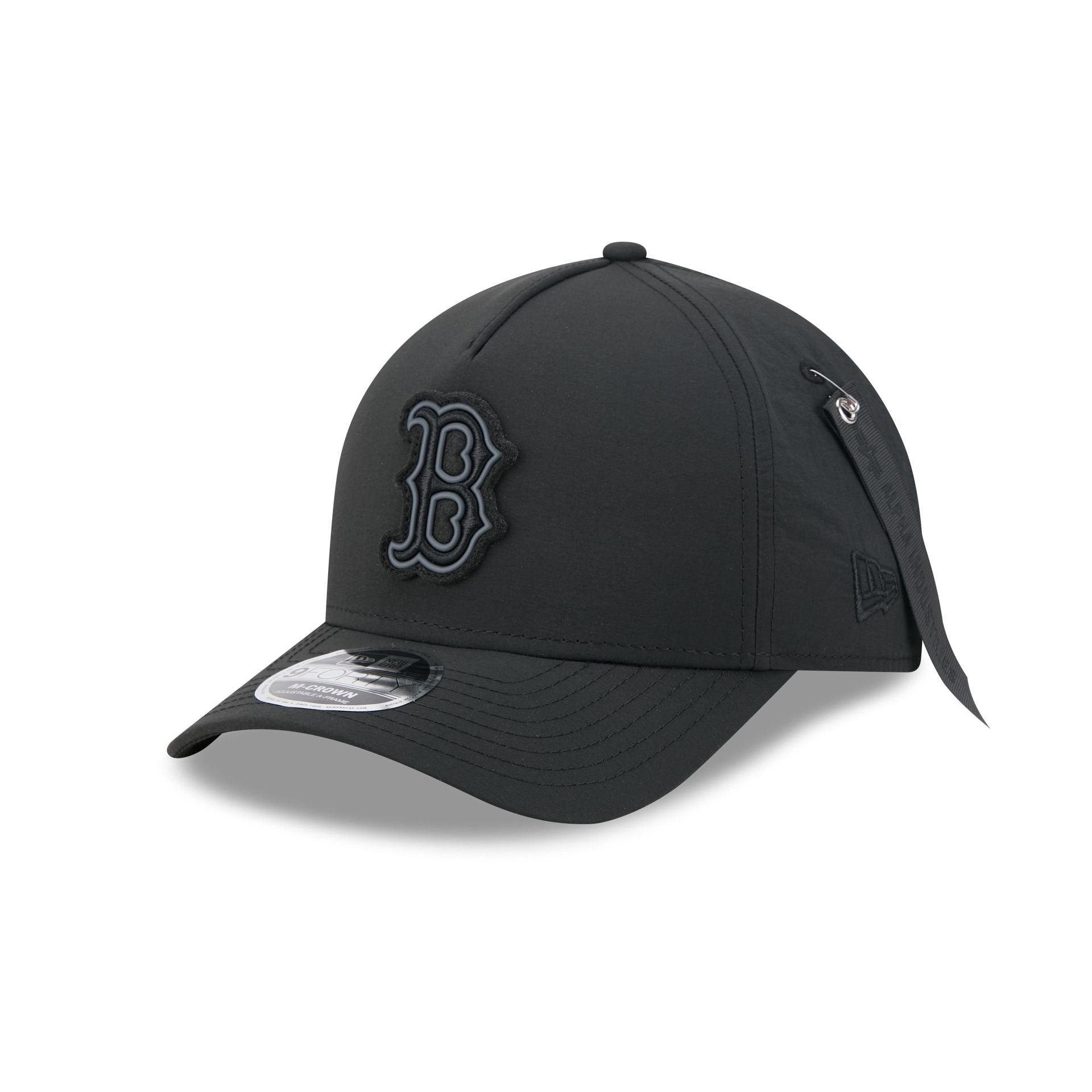 Alpha Industries x Boston Red Sox Nylon Black 9FORTY M-Crown A-Frame Snapback Hat