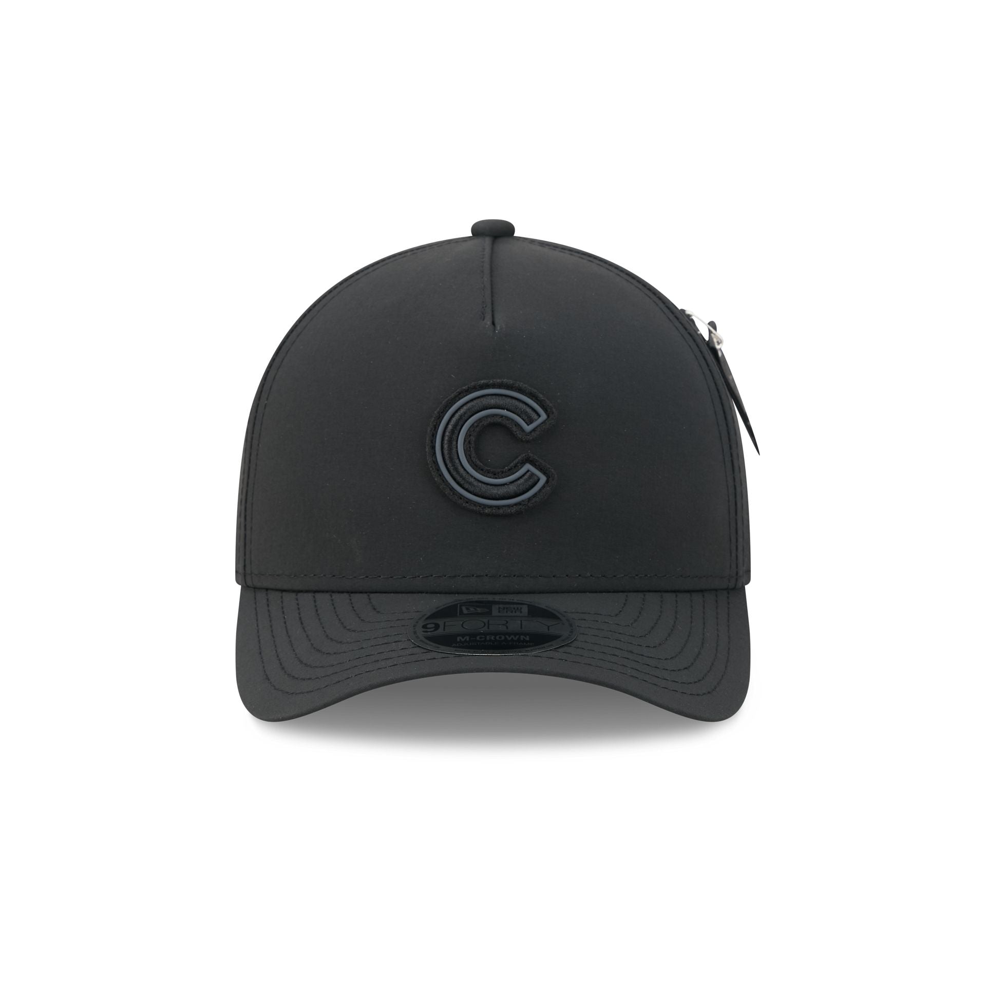 Alpha Industries x Chicago Cubs Nylon Black 9FORTY M-Crown A-Frame Snapback Hat