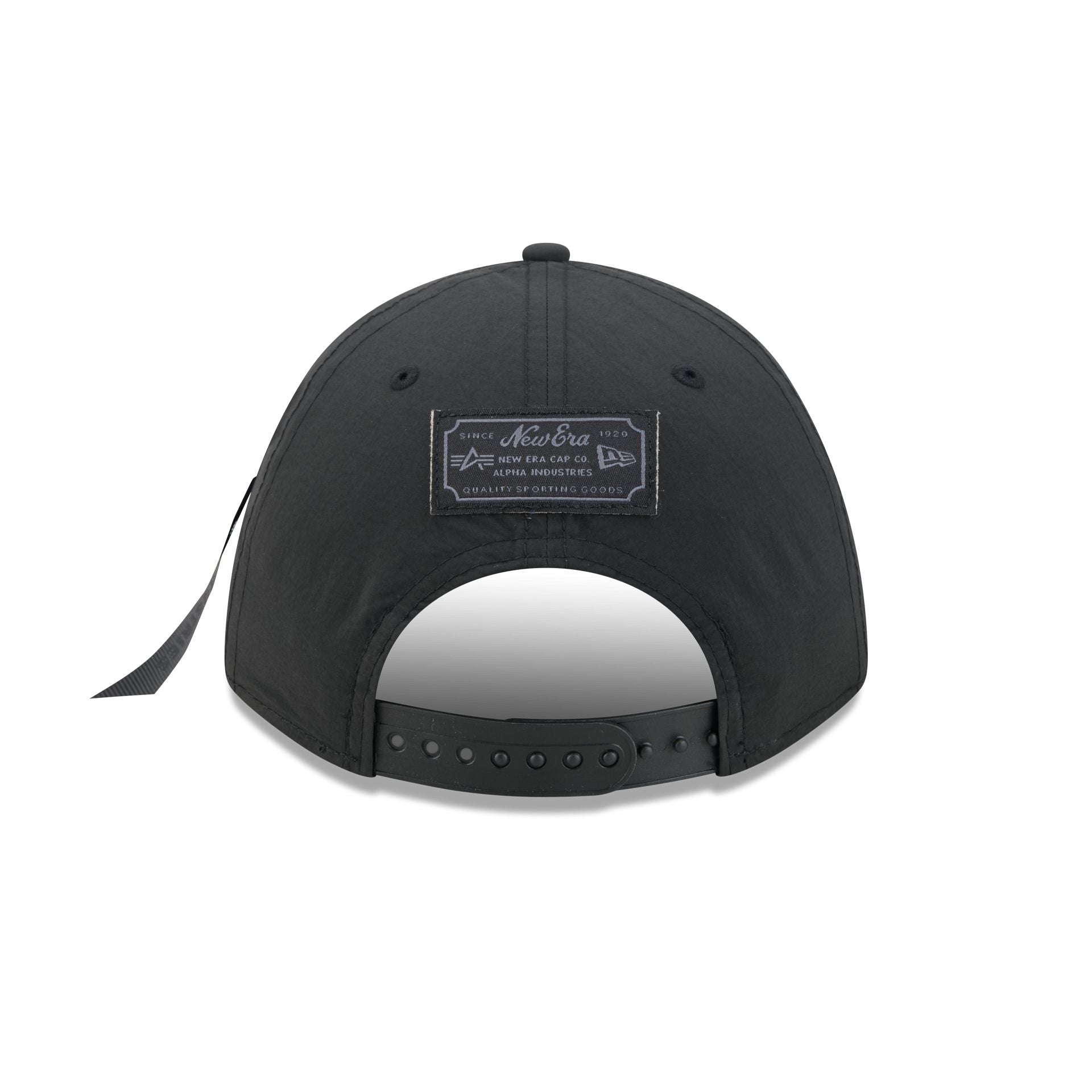 Alpha Industries x New York Yankees Nylon Black 9FORTY M-Crown A-Frame Snapback Hat