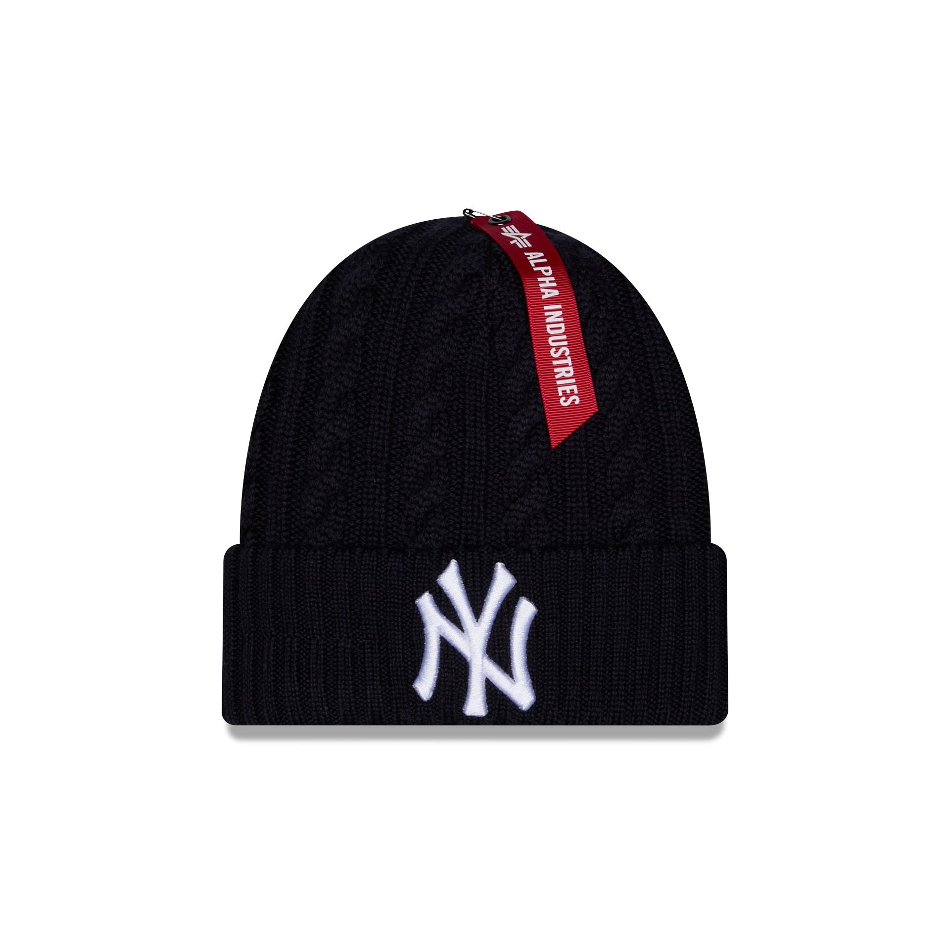 Alpha Industries x New York Yankees Cable Knit Hat