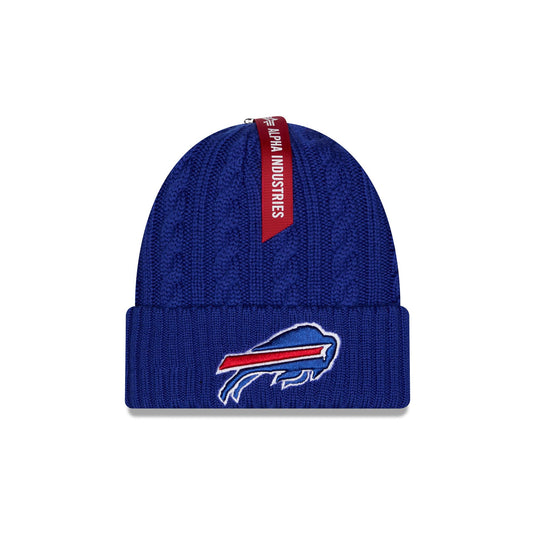Alpha Industries x Buffalo Bills Cable Knit Hat