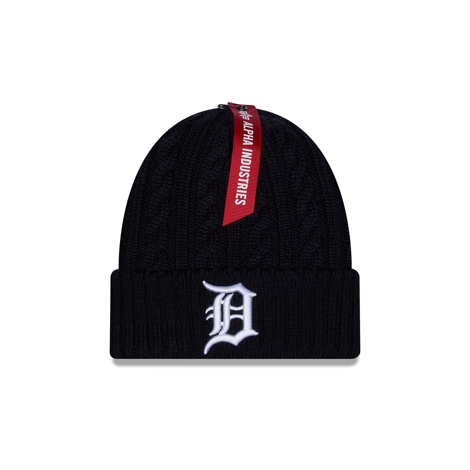 Alpha Industries x Detroit Tigers Cable Knit Hat