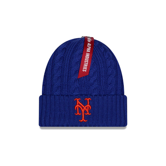 Alpha Industries x New York Mets Cable Knit Hat