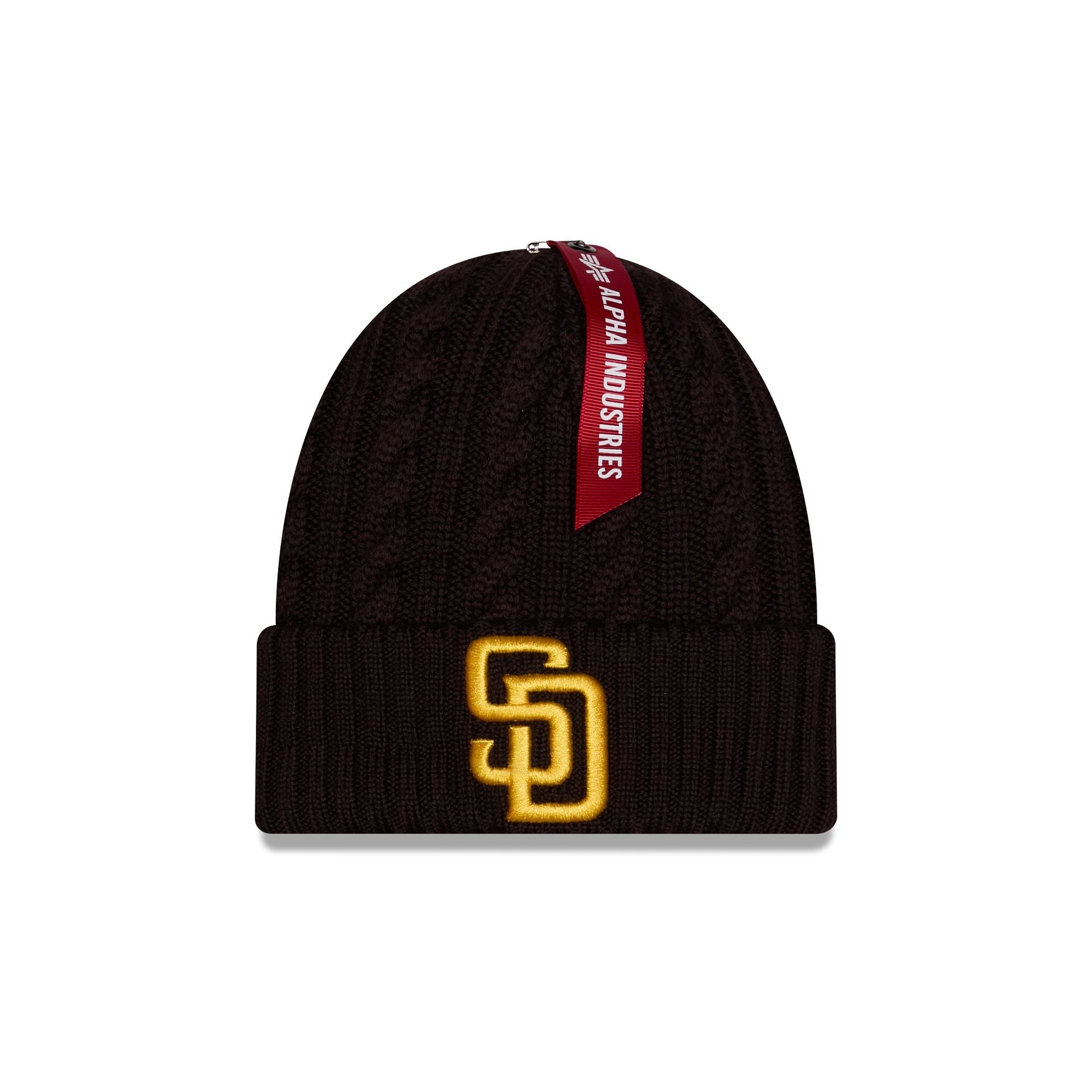 Alpha Industries x San Diego Padres Cable Knit Hat
