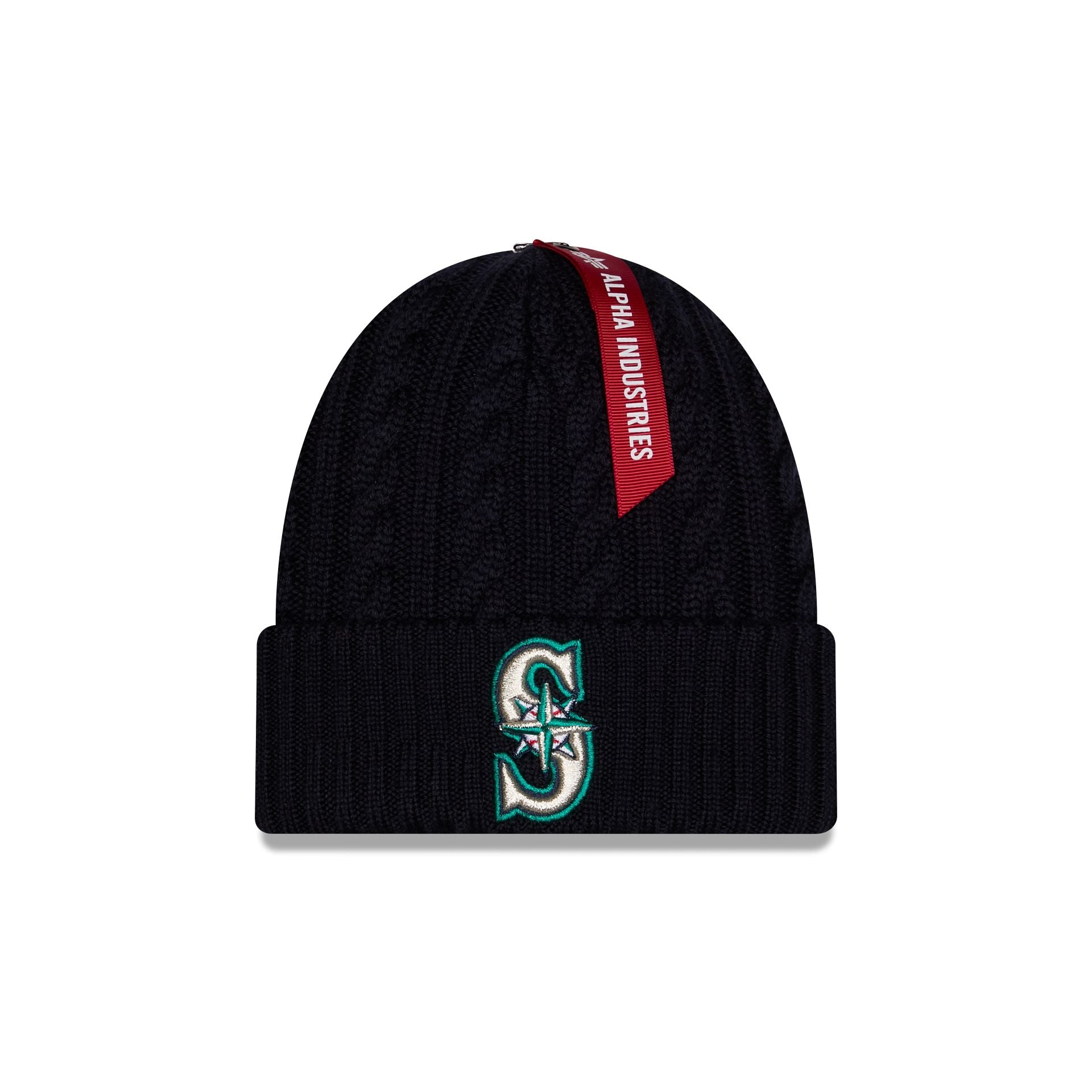 Alpha Industries x Seattle Mariners Cable Knit Hat
