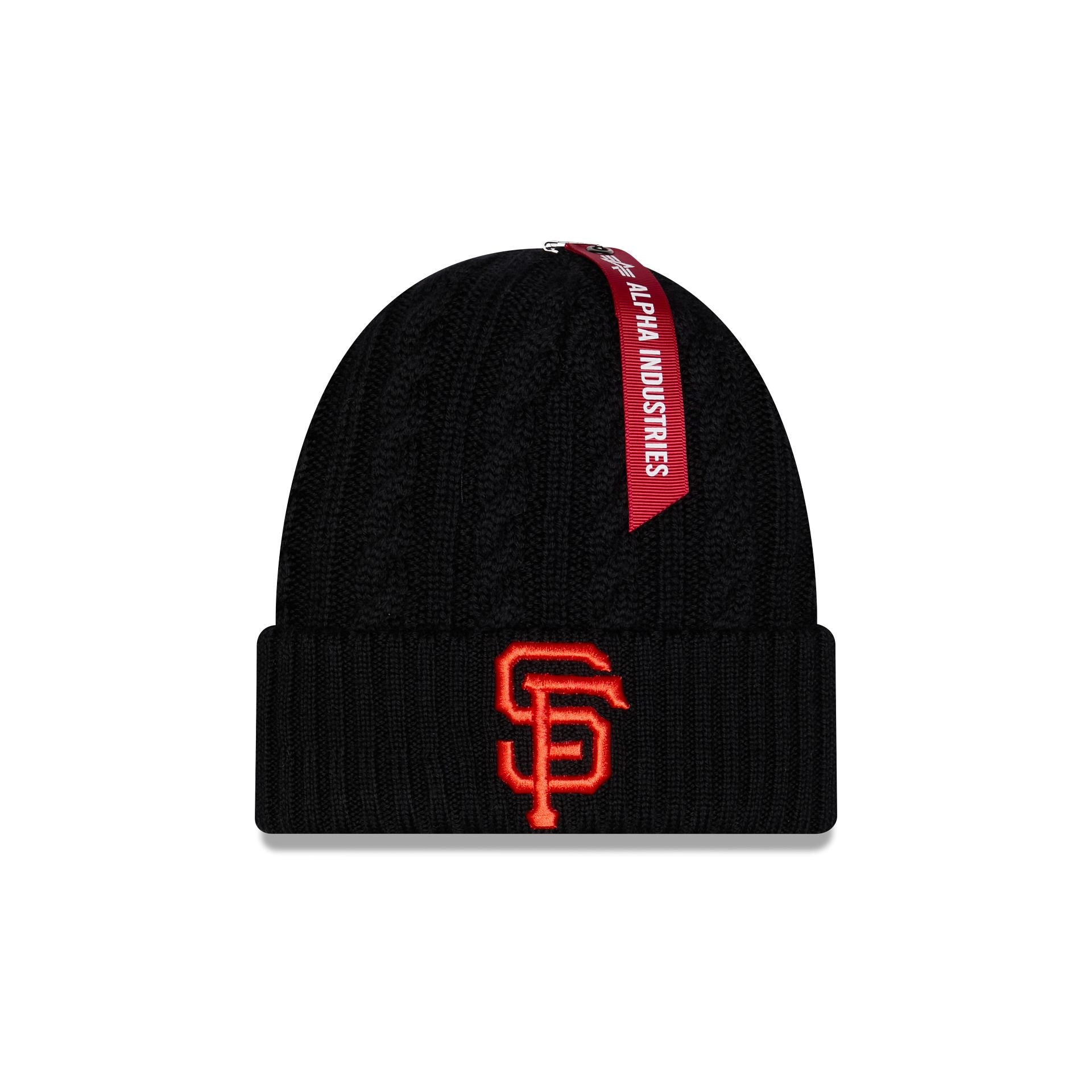 Alpha Industries x San Francisco Giants Cable Knit Hat