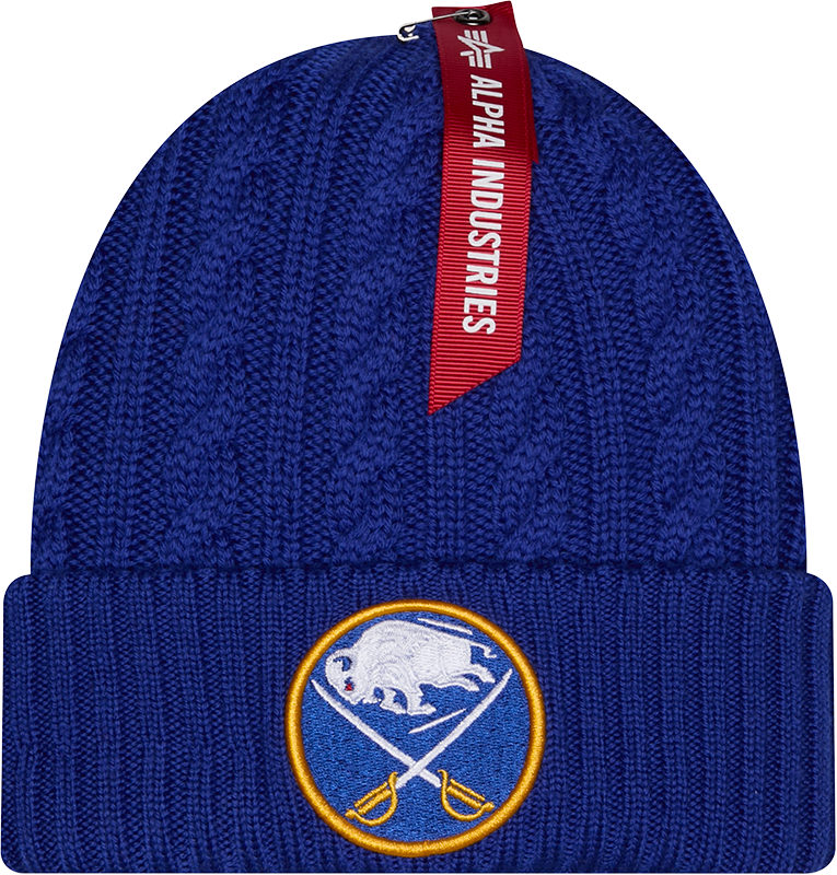 Alpha Industries x Buffalo Sabres Cable Knit Hat