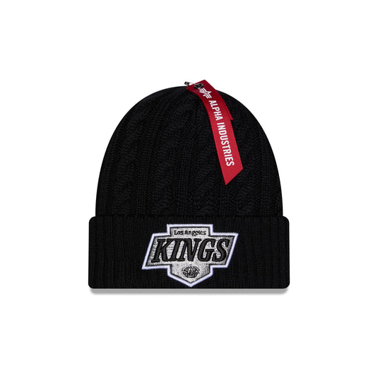 Alpha Industries x Los Angeles Kings Cable Knit Hat