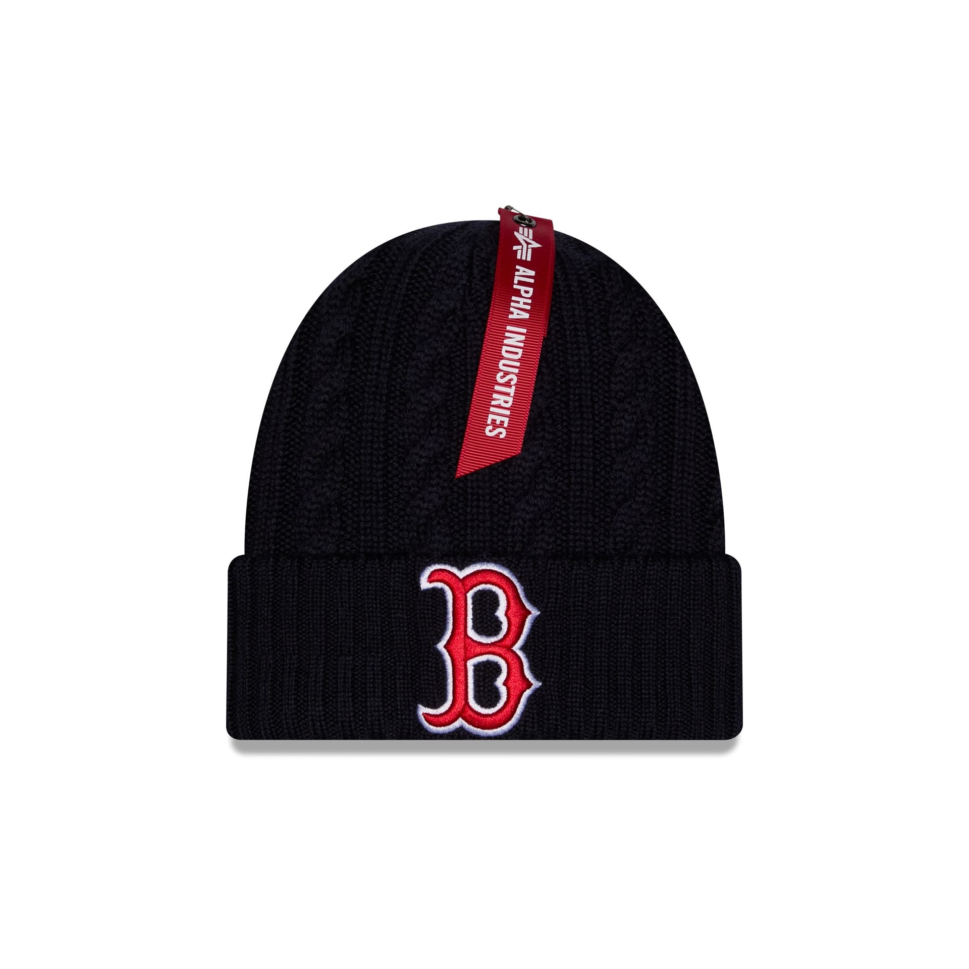 Alpha Industries x Boston Red Sox Cable Knit Hat