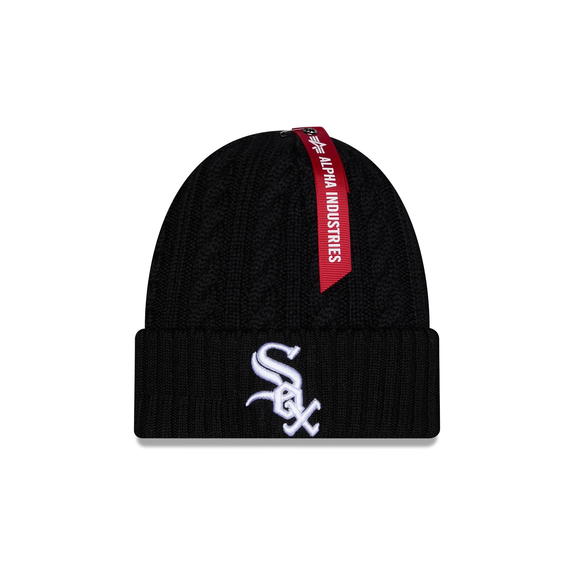 Alpha Industries x Chicago White Sox Cable Knit Hat
