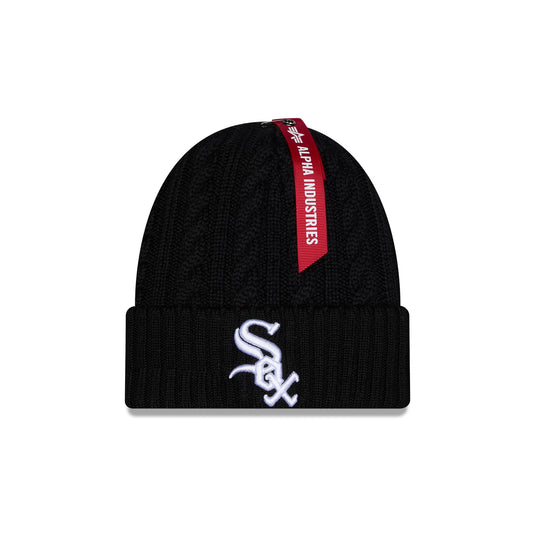 Alpha Industries x Chicago White Sox Cable Knit Hat