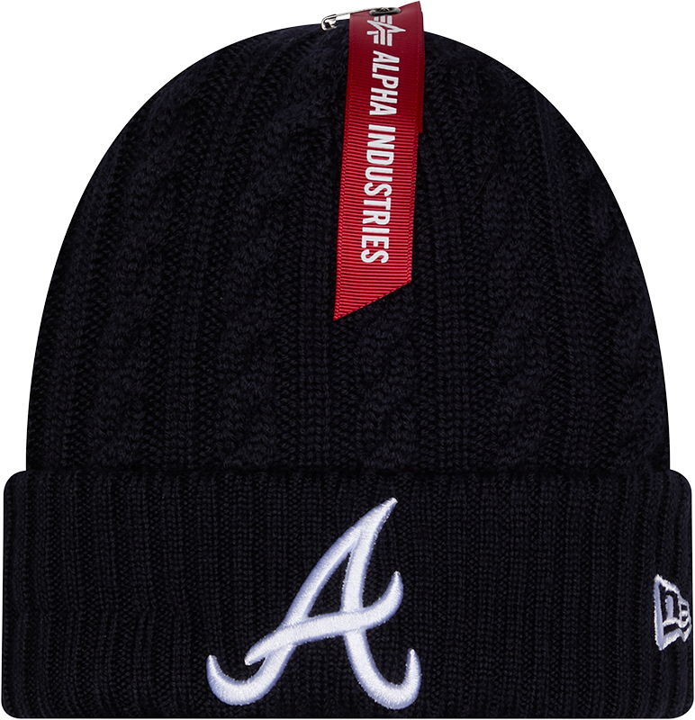 Alpha Industries x Atlanta Braves Cable Knit Hat