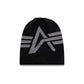 Alpha Industries x New York Knicks Black Beanie Hat