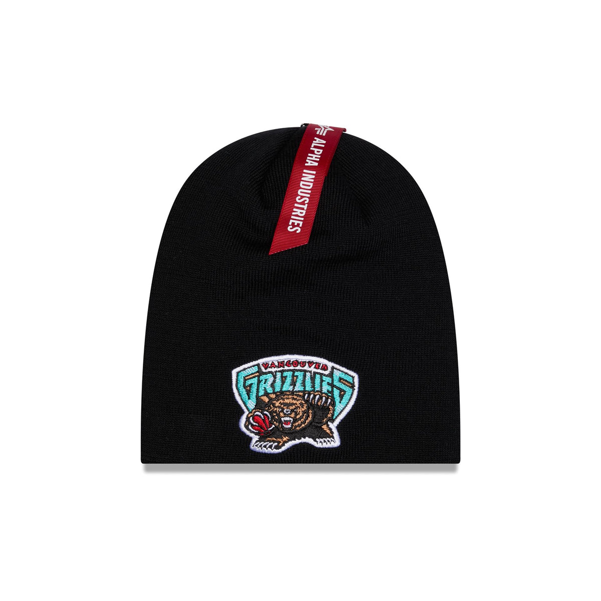 Alpha Industries x Vancouver Grizzlies Black Beanie Hat