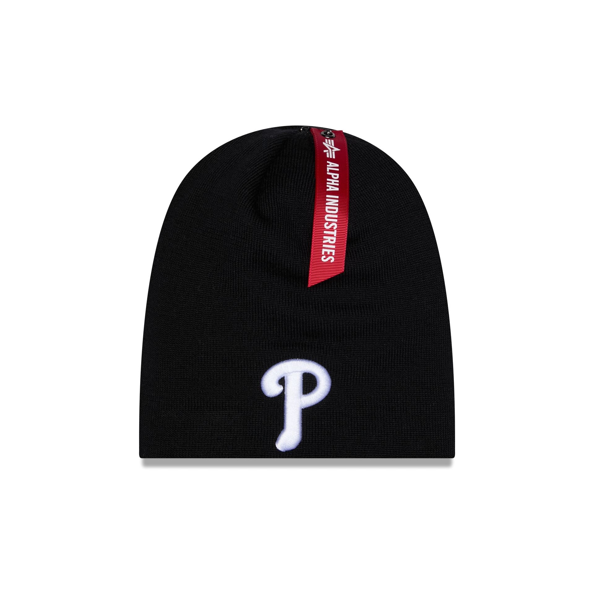 Alpha Industries x Philadelphia Phillies Black Beanie Hat