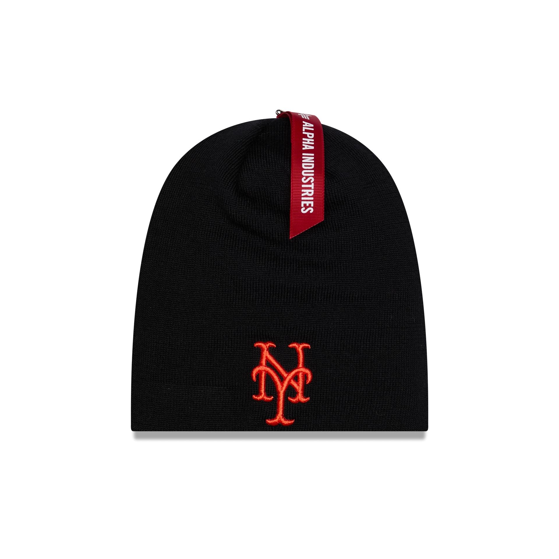 Alpha Industries x New York Mets Black Beanie Hat