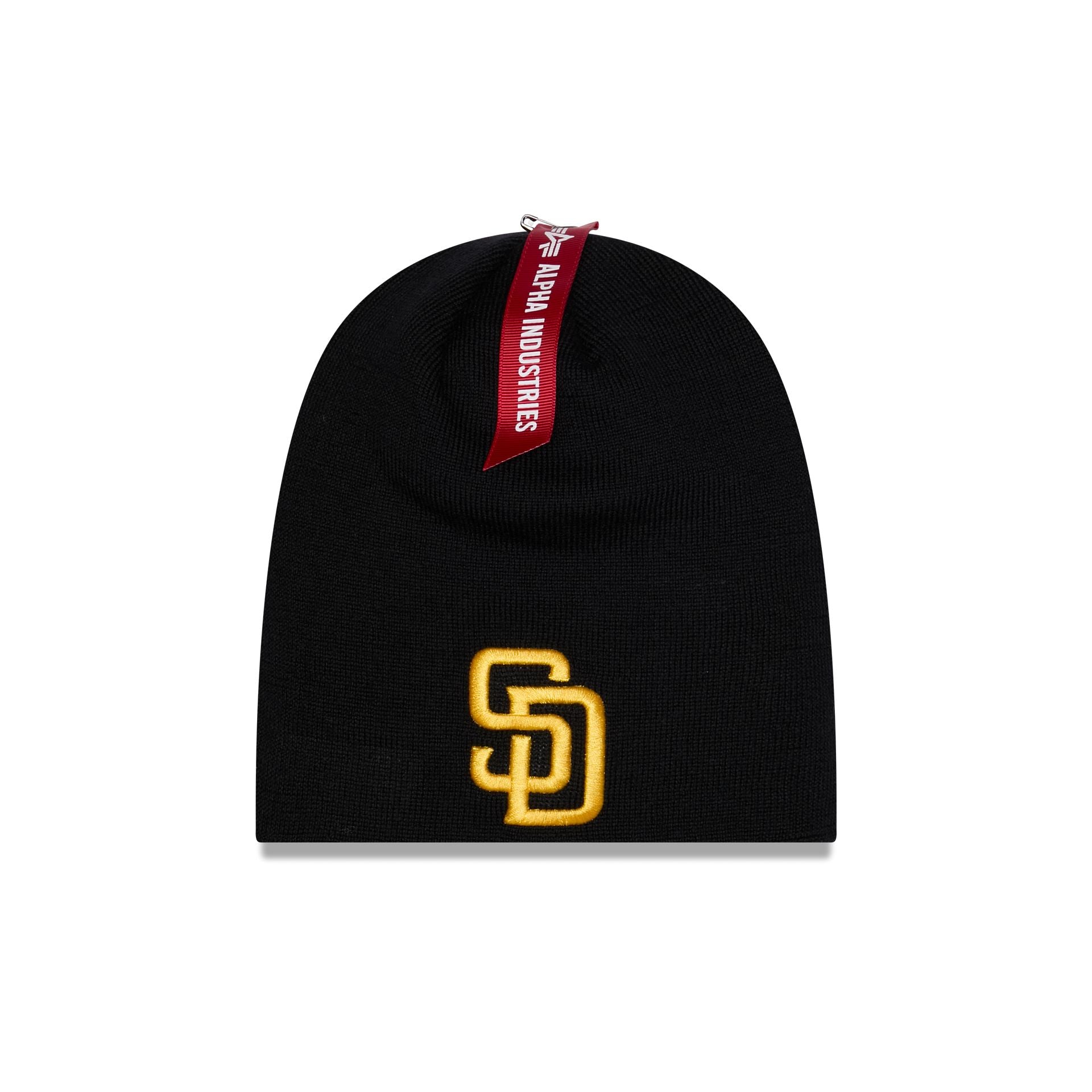 Alpha Industries x San Diego Padres Black Beanie Hat