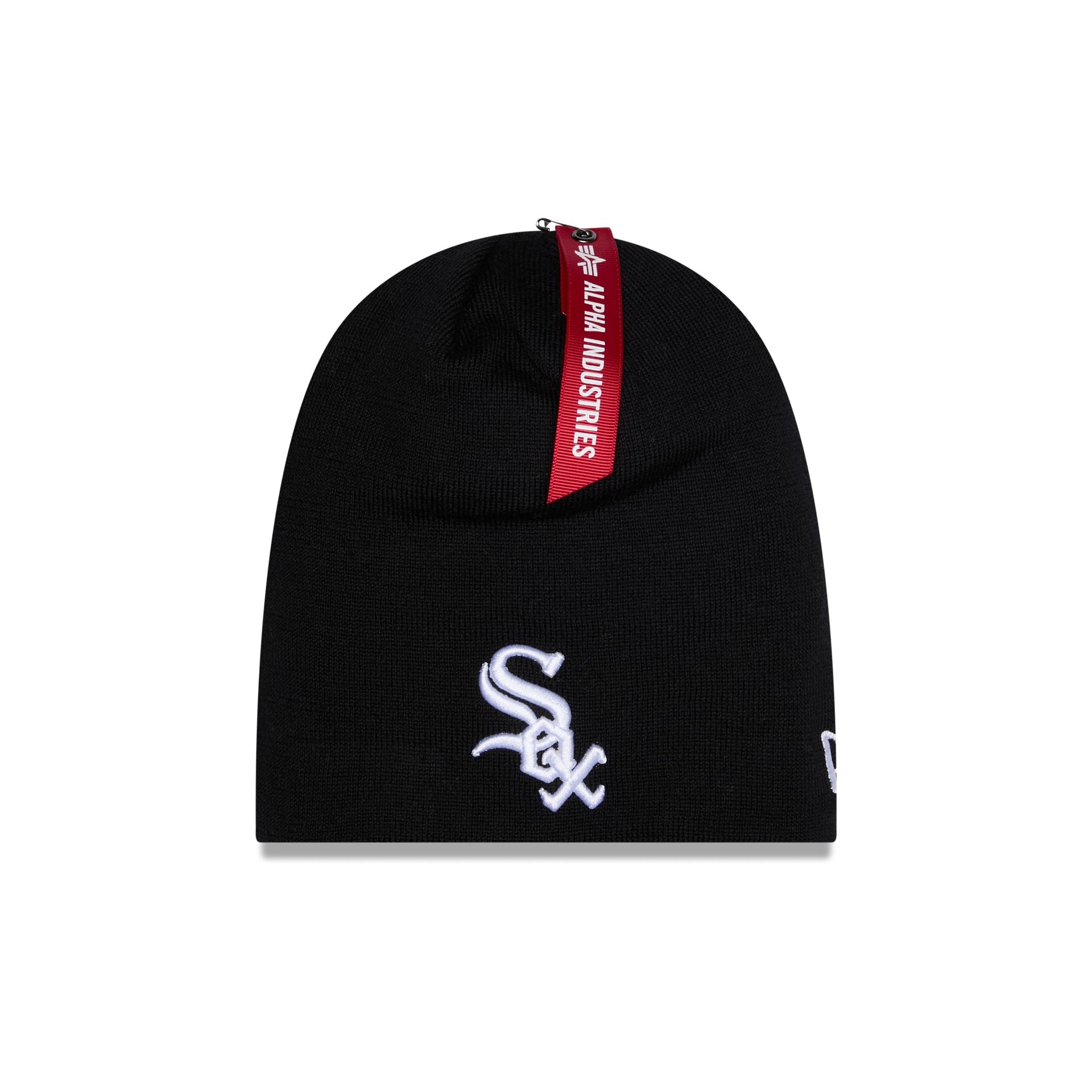 Alpha Industries x Chicago White Sox Black Beanie Hat