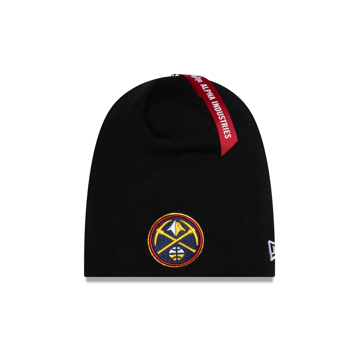 Alpha Industries x Denver Nuggets Black Beanie Hat