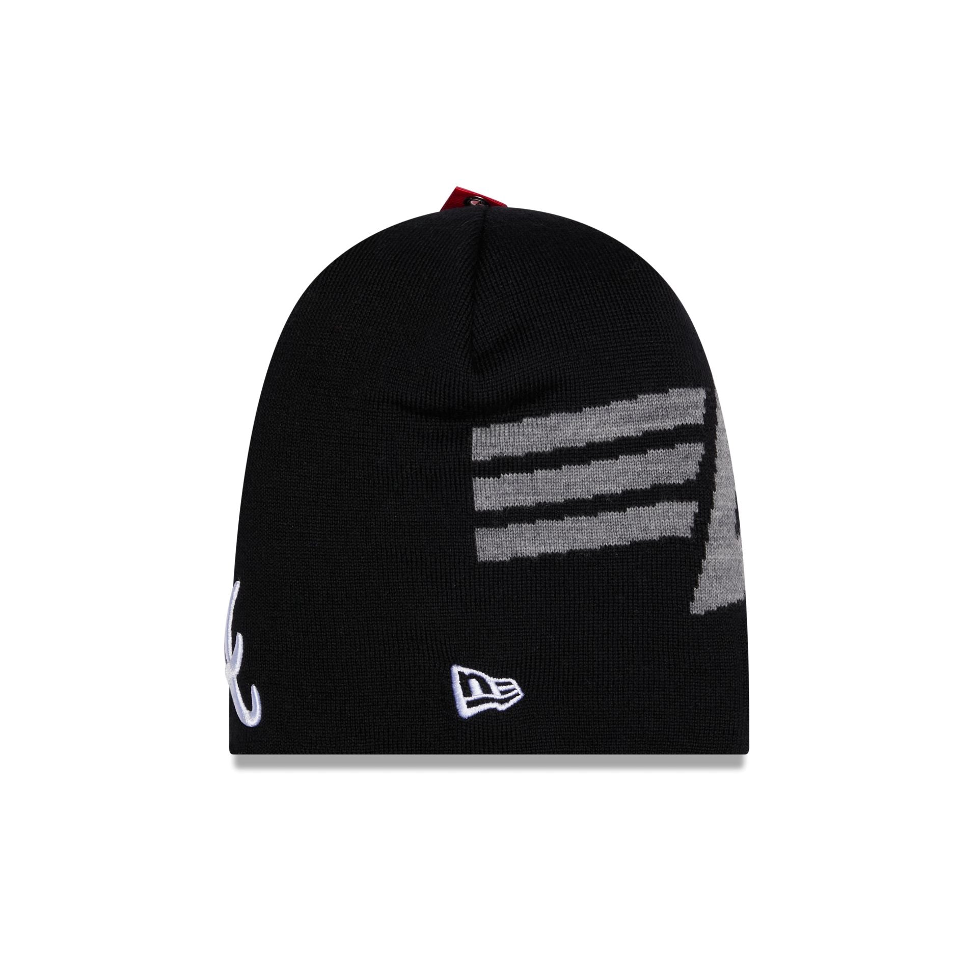 Alpha Industries x Atlanta Braves Black Beanie Hat