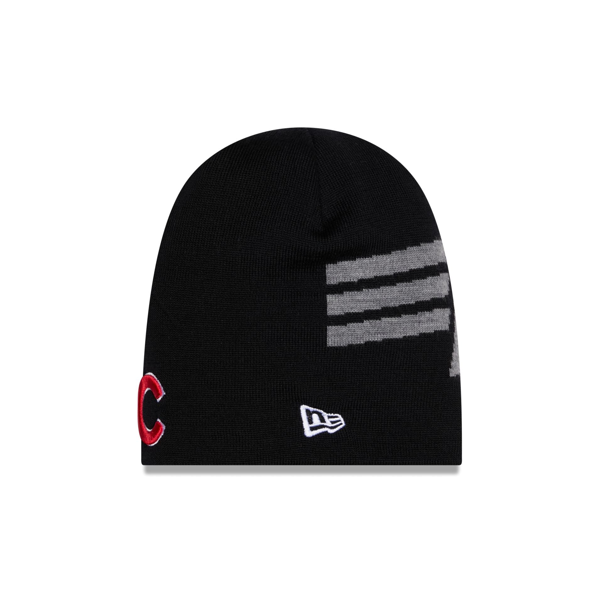 Alpha Industries x Chicago Cubs Black Beanie Hat