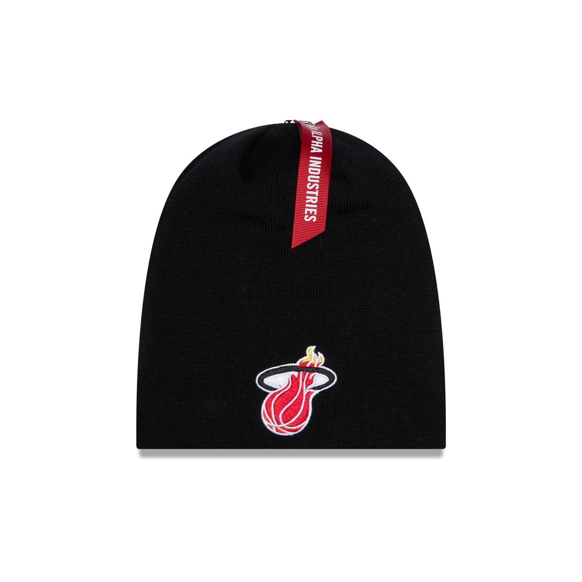 Alpha Industries x Miami Heat Black Beanie Hat