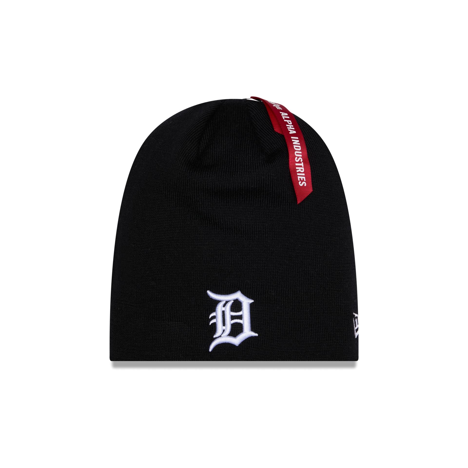 Alpha Industries x Detroit Tigers Black Beanie Hat