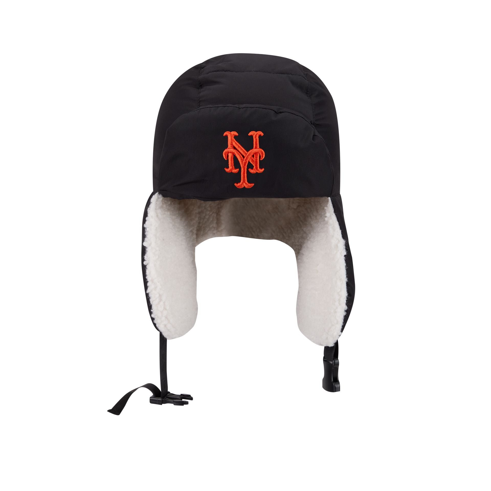 Alpha Industries x New York Mets Black Puffer Trapper Hat